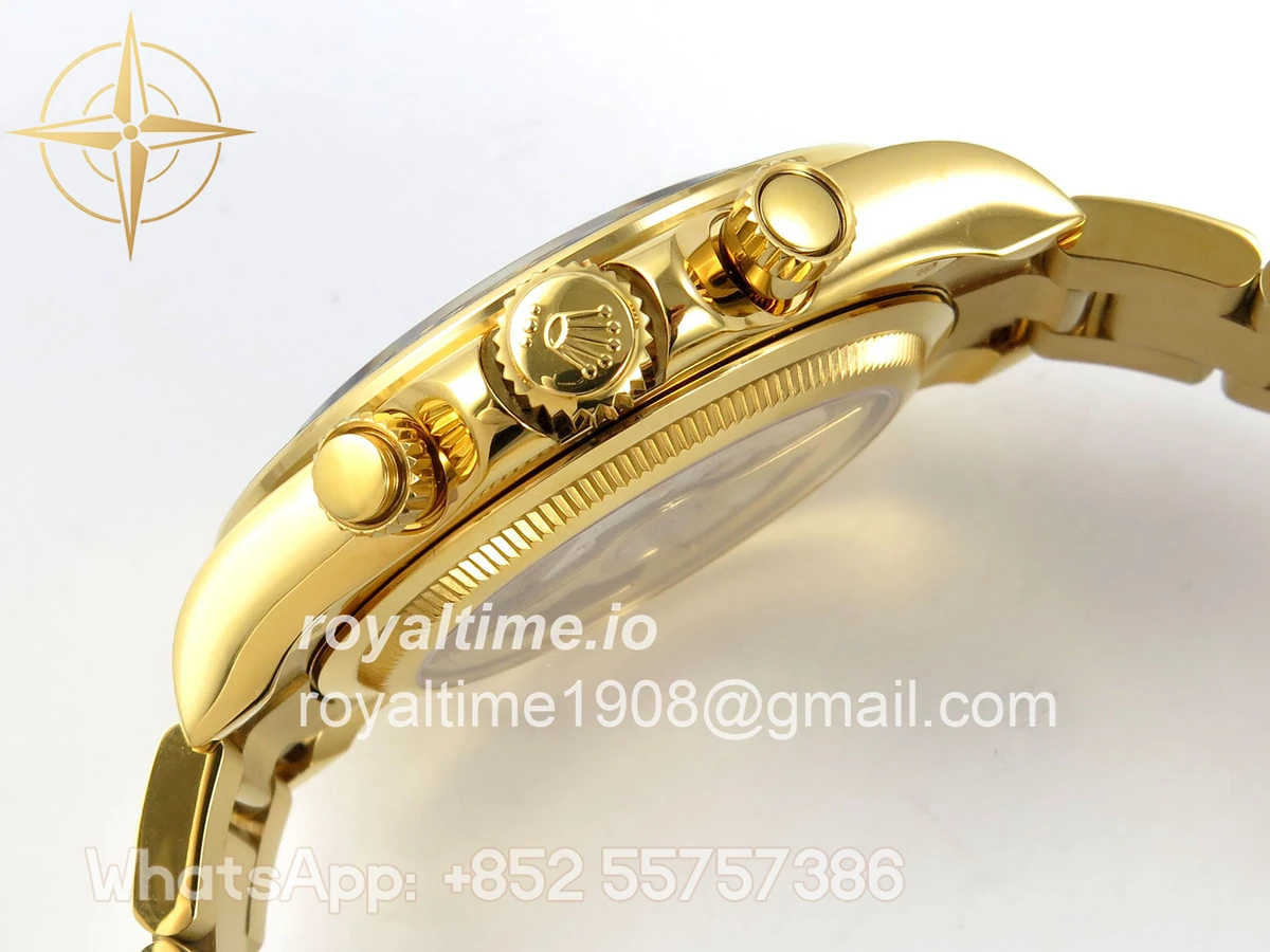 Rolex Daytona 126528 LN Le Mans QF on YG Bracelet JH4132 (Free Sprung) Weighted 175g - Image 10