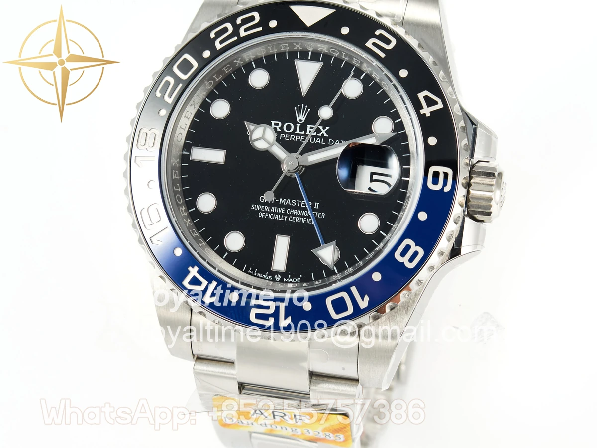 Rolex GMT-Master II 126710 BLNR Black/Blue Ceramic ARF on Oyster Bracelet DD3285 CHS V3 - Image 10
