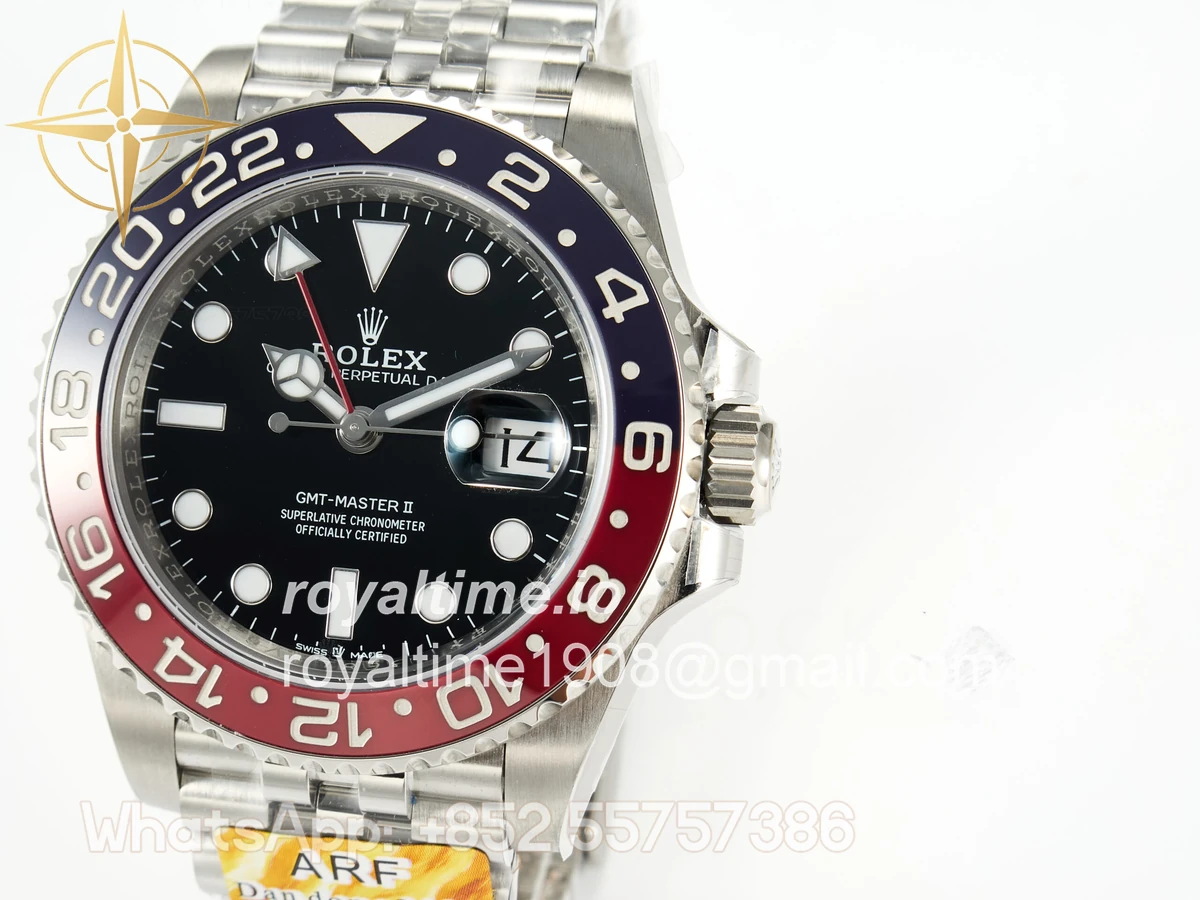 Rolex GMT-Master II 126710 Blue/Red Ceramic ARF on Jubilee Bracelet DD3285 CHS V3 - Image 10