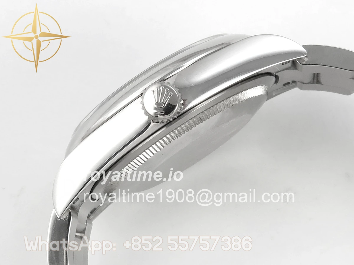 Rolex Oyster Perpetual 36mm 126000 QF 904L Steel Pistachio Green Dial on SS Bracelet A23J - Image 10