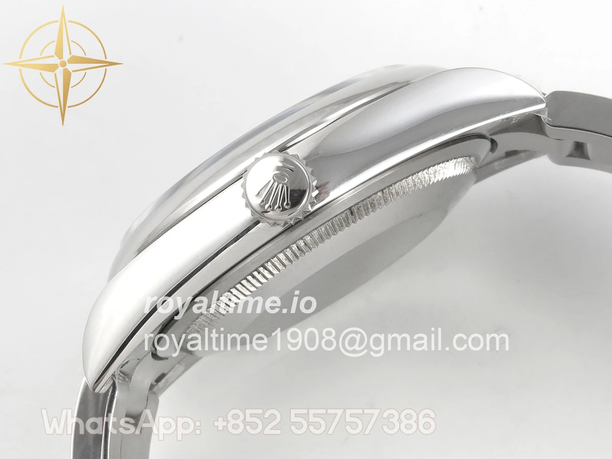 Rolex Oyster Perpetual 36mm 126000 QF 904L Steel Pistachio Green Dial on SS Bracelet A2824 - Image 10