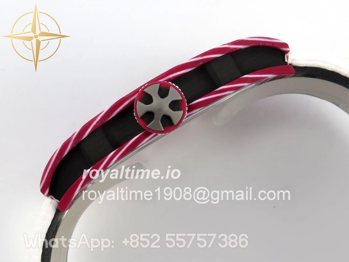 Richard Mille AVF RM67-02 Red NTPT Skeleton Dial on White Elastic strap CRMA7 V2 - Image 10