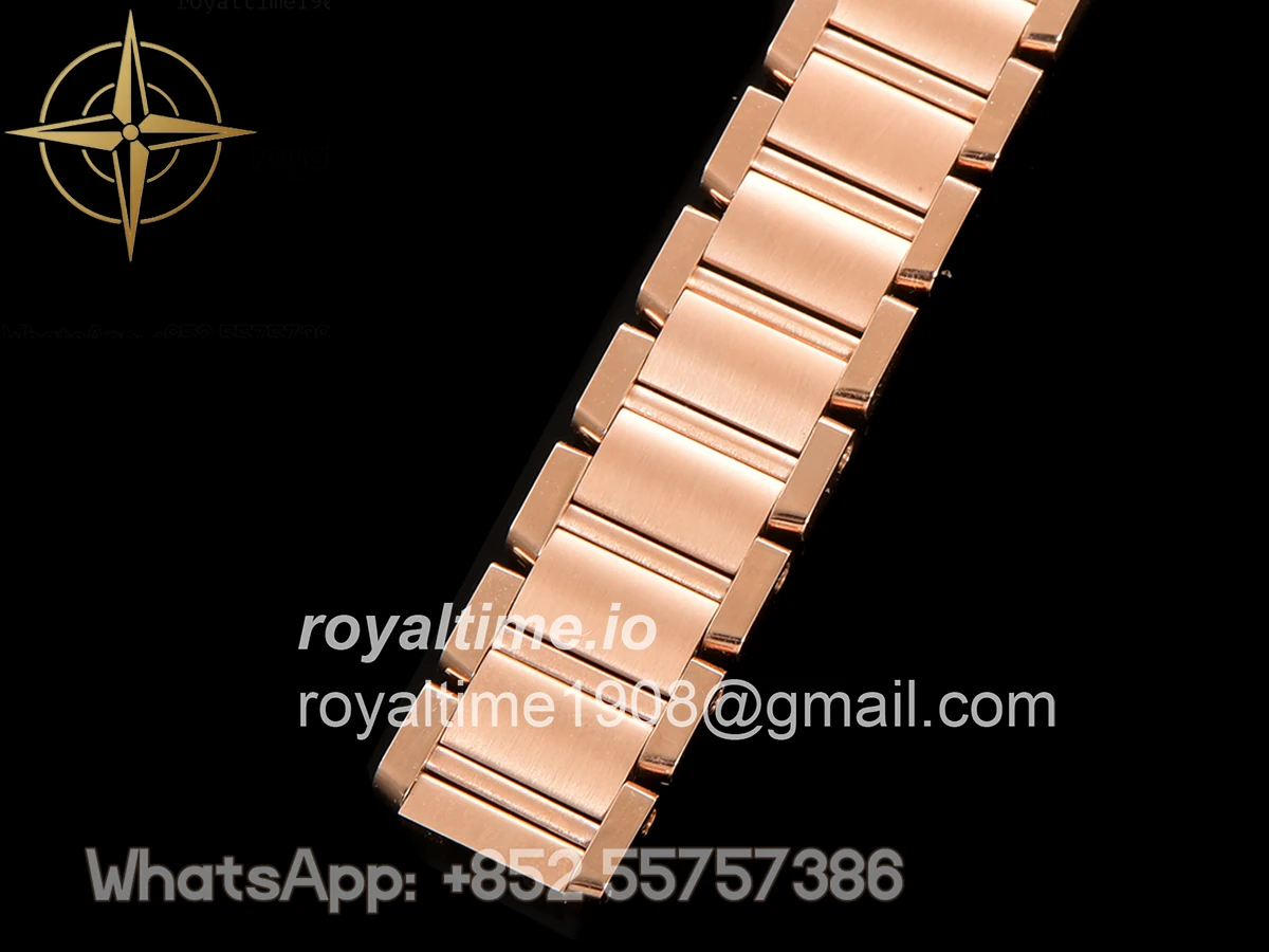 Cartier Tank Francaise Watch Small Rose Gold with Diamond Bezel - Image 10