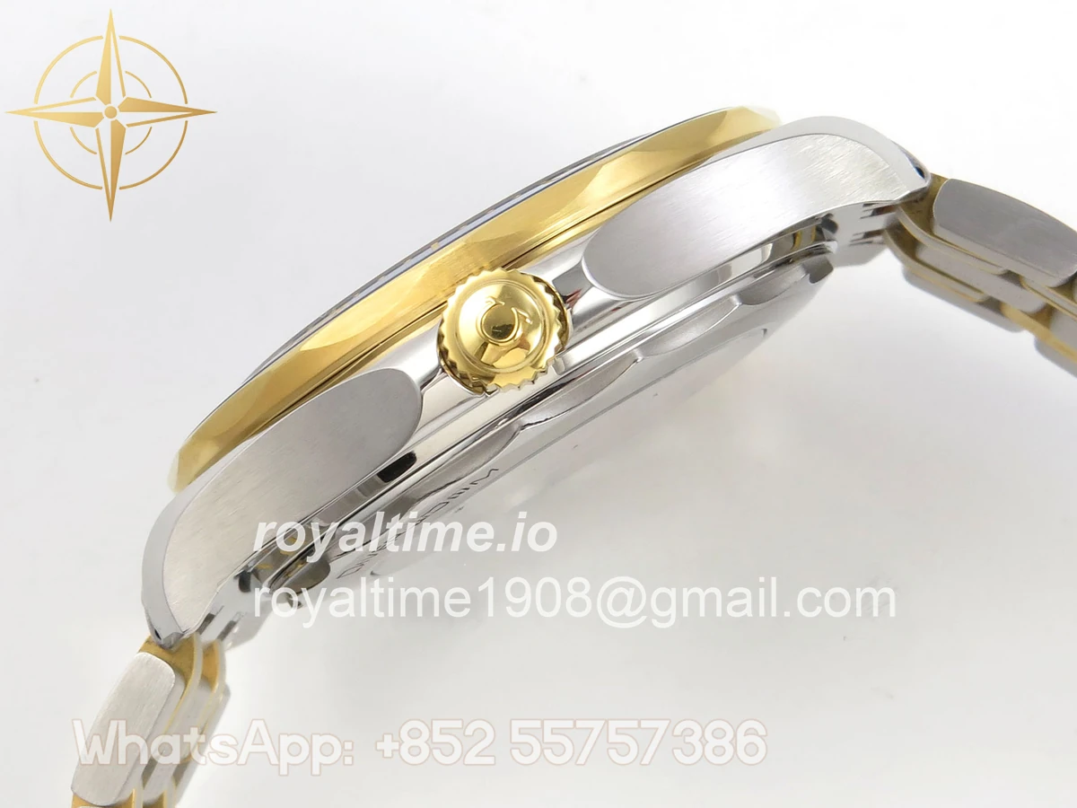 Omega Seamaster Diver 300M SS/YG ORF Blue Ceramic Blue Dial on SS/YG Bracelet OR8800 - Image 10