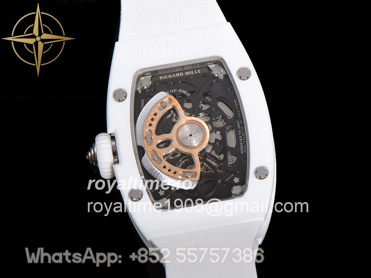 Richard Mille RM 007 Automatic Ladies White Ceramic Green - Image 10