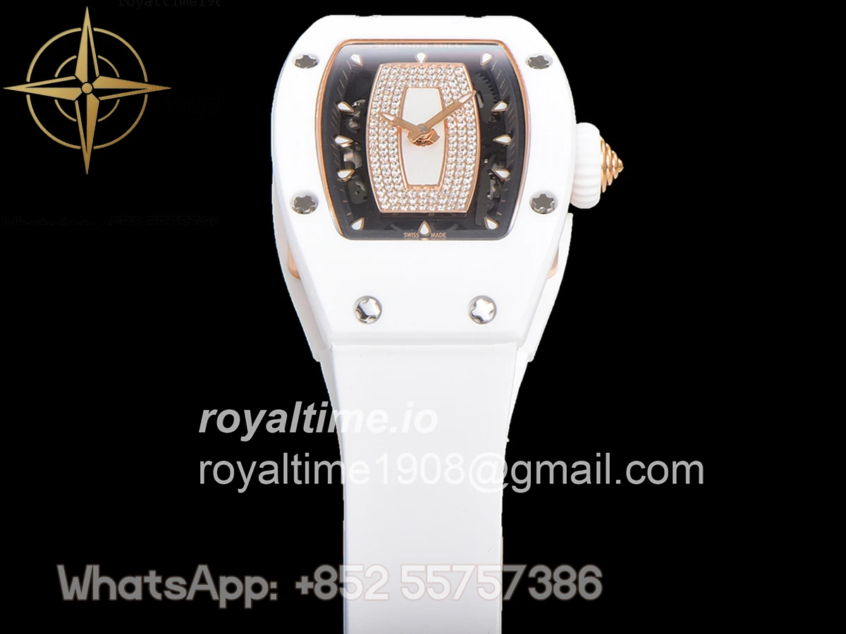 Richard Mille RM 007 Automatic Ladies White Ceramic White Lips - Image 10