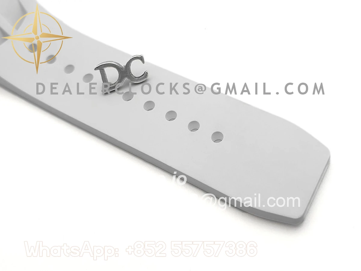 Richard Mille RM 011-02 Le Mans Classic Chronograph in Green on White Rubber Strap - Image 10