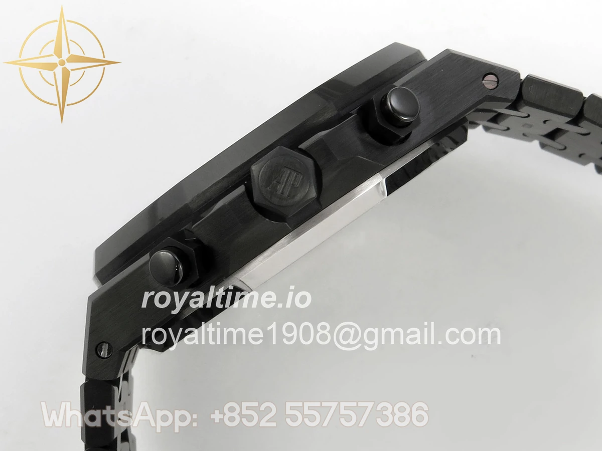 Audemars Piguet Royal Oak Chrono 26240 PVD DDSF Black Dial on PVD Bracelet DD4401 - Image 10