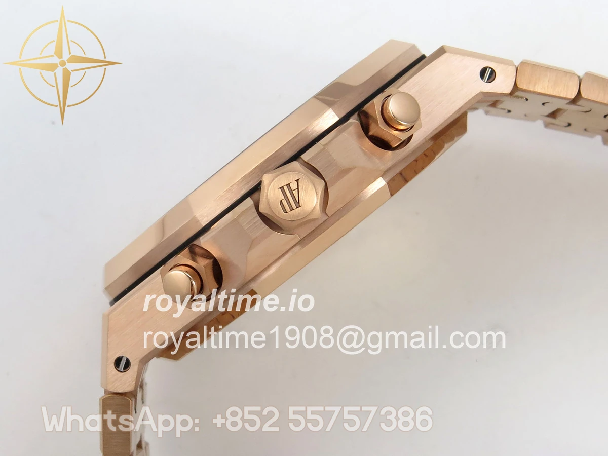 Audemars Piguet Royal Oak Chrono 26240 RG DDF Silver Dial on RG Bracelet DD4401 Gain Weight (SW Dial) - Image 10