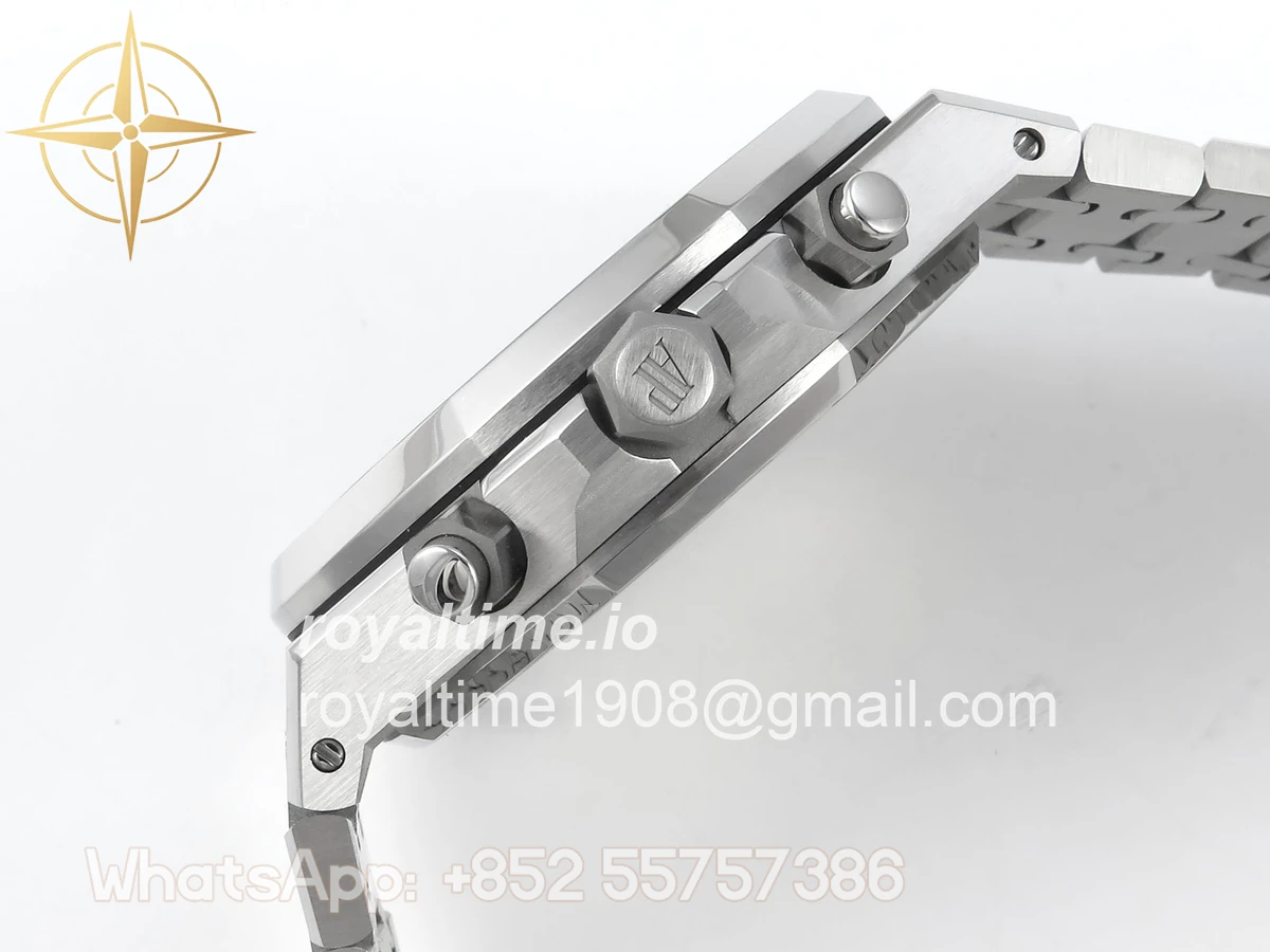 Audemars Piguet Royal Oak Chrono 26240 SS APSF Green Dial on SS Bracelet SA4401 V2 (Free Sprung) - Image 10