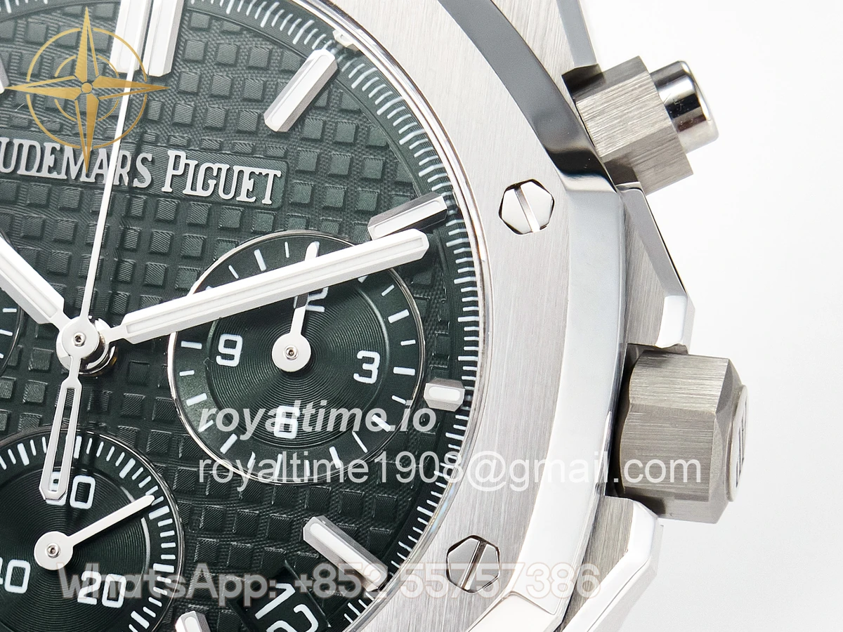 Audemars Piguet Royal Oak Chrono 26240 SS APSF Green Dial on SS Bracelet SA4401 - Image 10