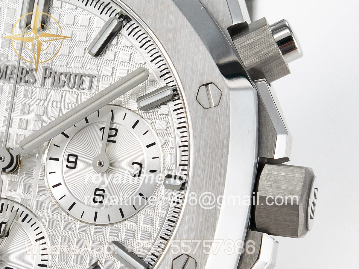 Audemars Piguet Royal Oak Chrono 26240 SS APSF Silver Dial on SS Bracelet SA4401 - Image 10