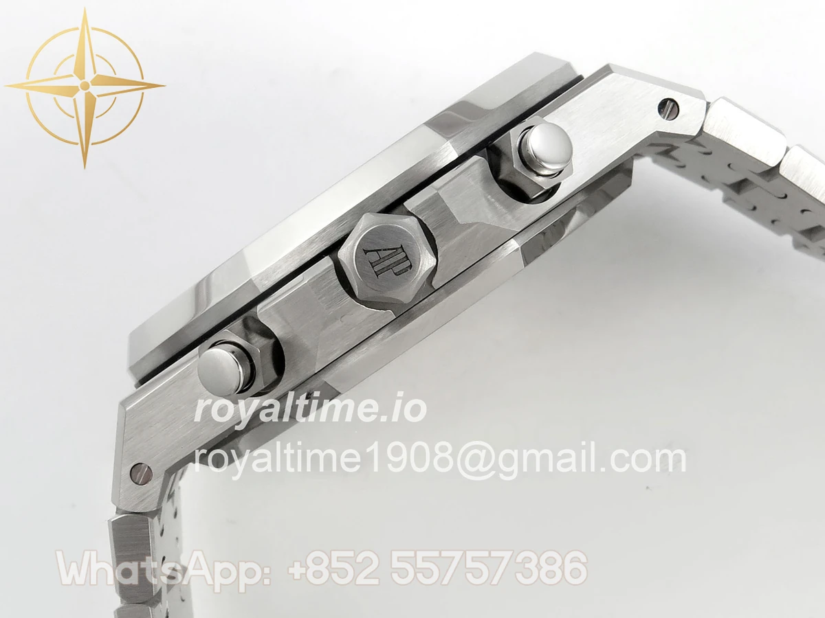 Audemars Piguet Royal Oak Chrono 26240 SS DDF Blue Dial on SS Bracelet DD4401 (SW Dial) V2 - Image 10