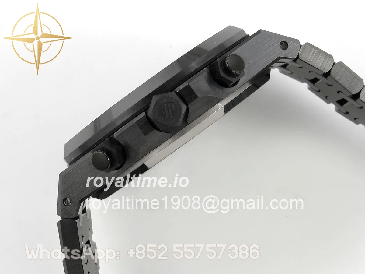 Audemars Piguet Royal Oak Chrono 26240ce Black Ceramic DDF Black Dial on Bracelet DD4401 - Image 10