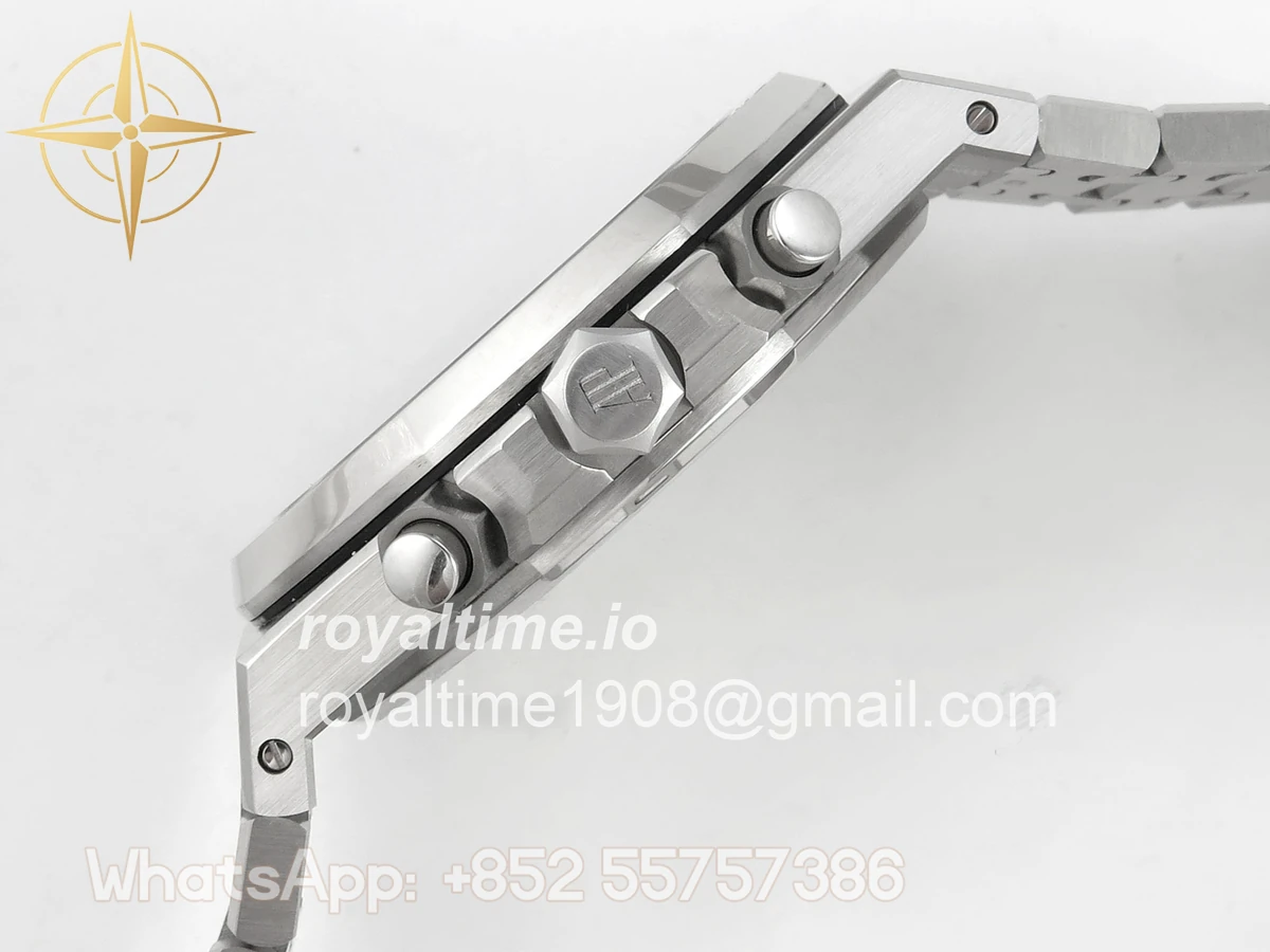Audemars Piguet Royal Oak Chrono 26331 SS APSF Blue/White Dial on SS Bracelet A2385 - Image 10