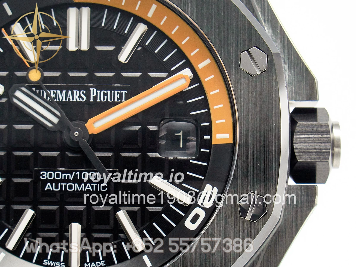 Audemars Piguet Royal Oak Offshore Diver 15707 Black Ceramic ZF SA3120 - Image 10