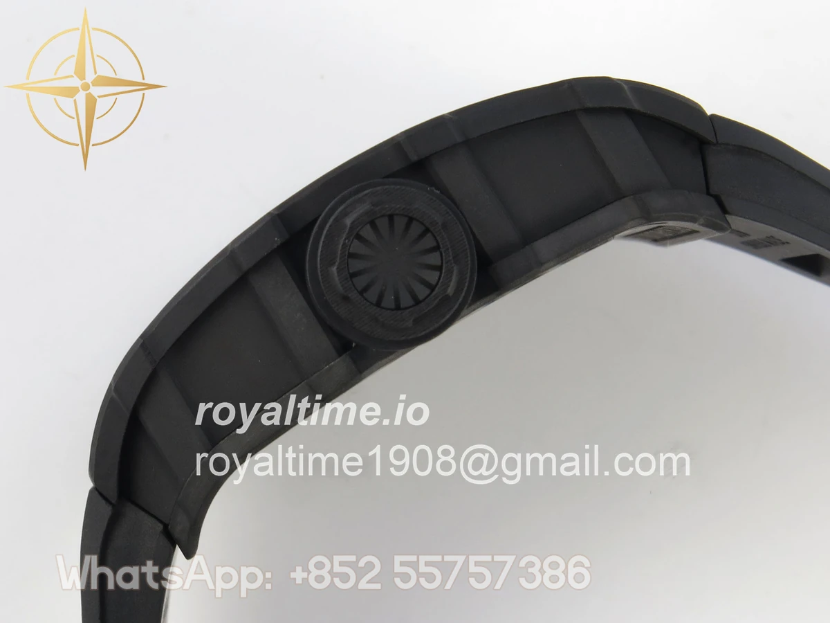Richard Mille RM035-02 NTPT ZF Skeleton Dial on Black Rubber Strap RMAL1 V7 - Image 10