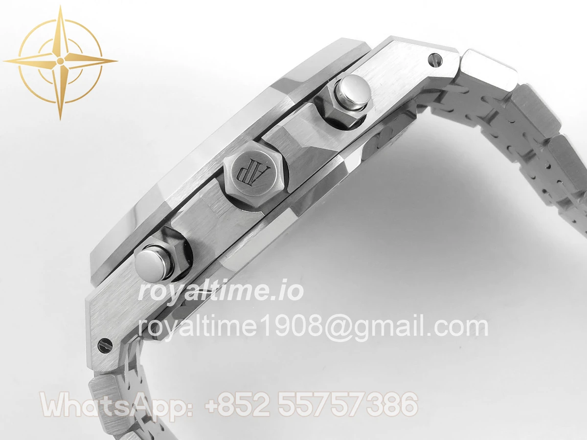 Audemars Piguet Royal Oak Chrono 26240 SS DDF Black Dial on SS Bracelet DD4401 (50th Anniversary) - Image 10