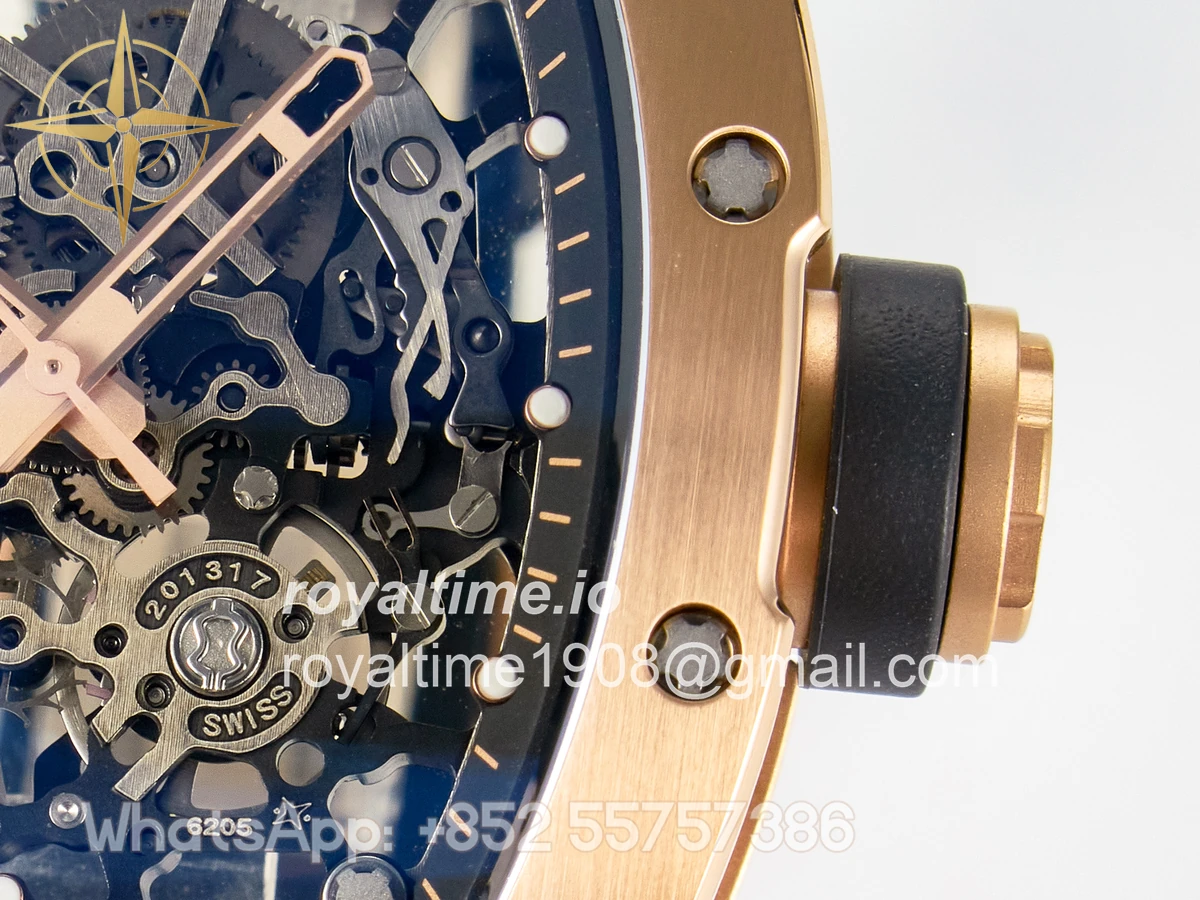 Richard Mille RM035-02 RG SONIC Skeleton Dial on Black Rubber Strap RMUL1 - Image 10