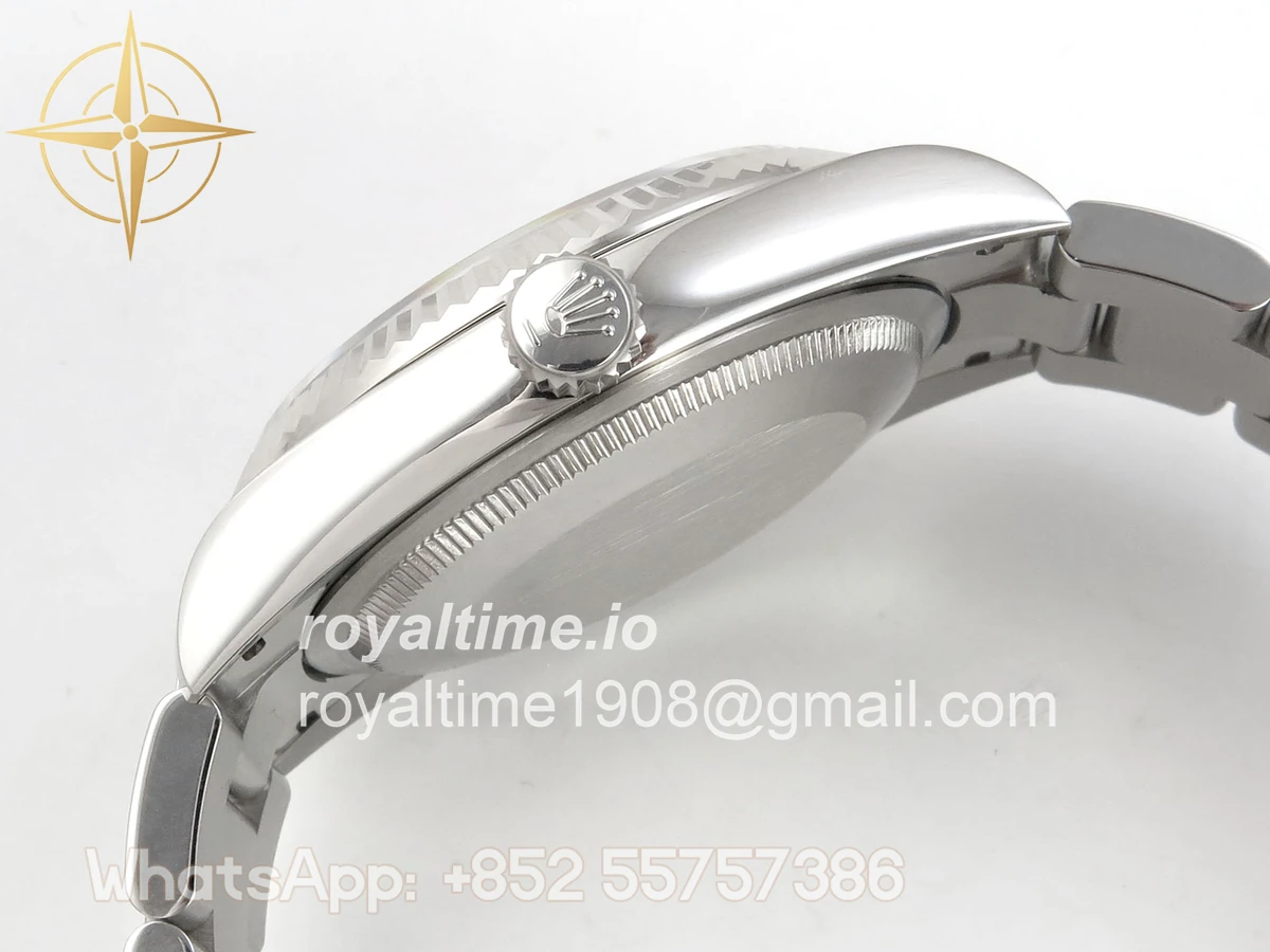 Rolex DateJust 36 SS 126234 ARF Blue Textured Diamonds Dial on Oyster Bracelet DD3235 - Image 10