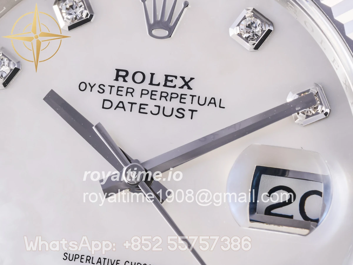 Rolex DateJust 41 126334 Clean Plus 904L Steel White MOP Diamonds Dial on Oyster Bracelet DD3235 - Image 10