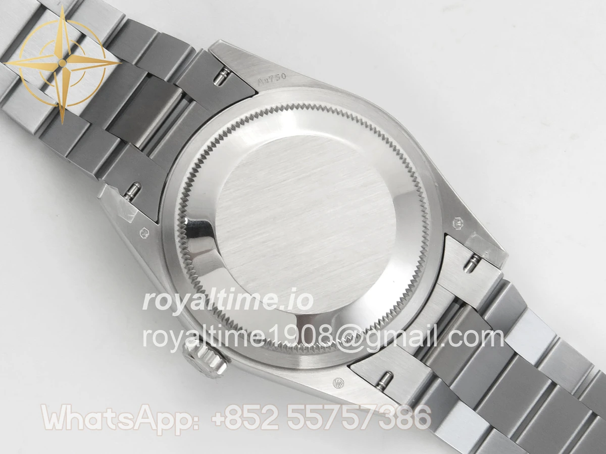 Rolex Day Date 36 SS QF 904L Steel Red Stick Dial on President Bracelet VR3255 V3 - Image 11
