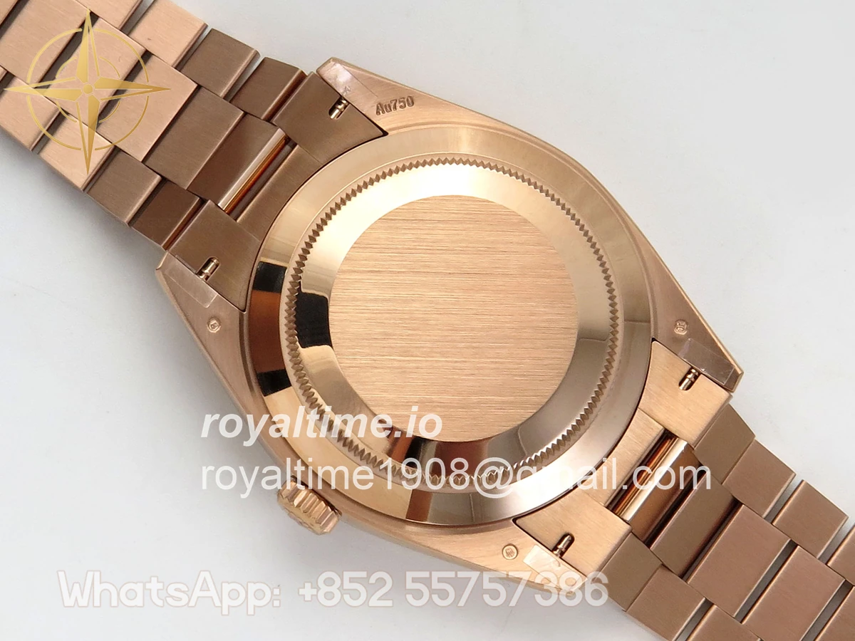 Rolex Day Date 40 RG 228235 QF Gray Roman Dial on President Bracelet VR3255 V8 (190g) - Image 11