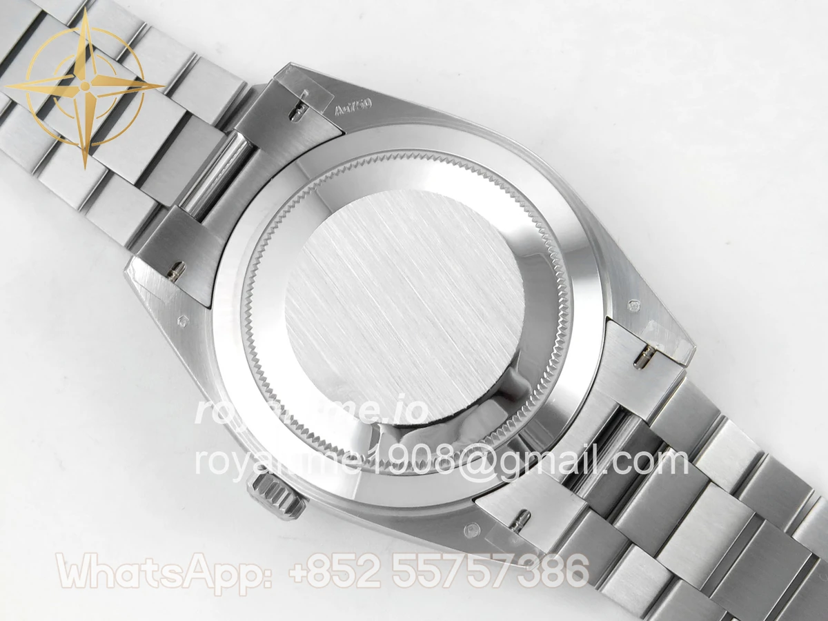 Rolex Day Date 40 SS 228239 QF Blue Ombre Roman Dial on President Bracelet A2836 V6 (200g) - Image 11