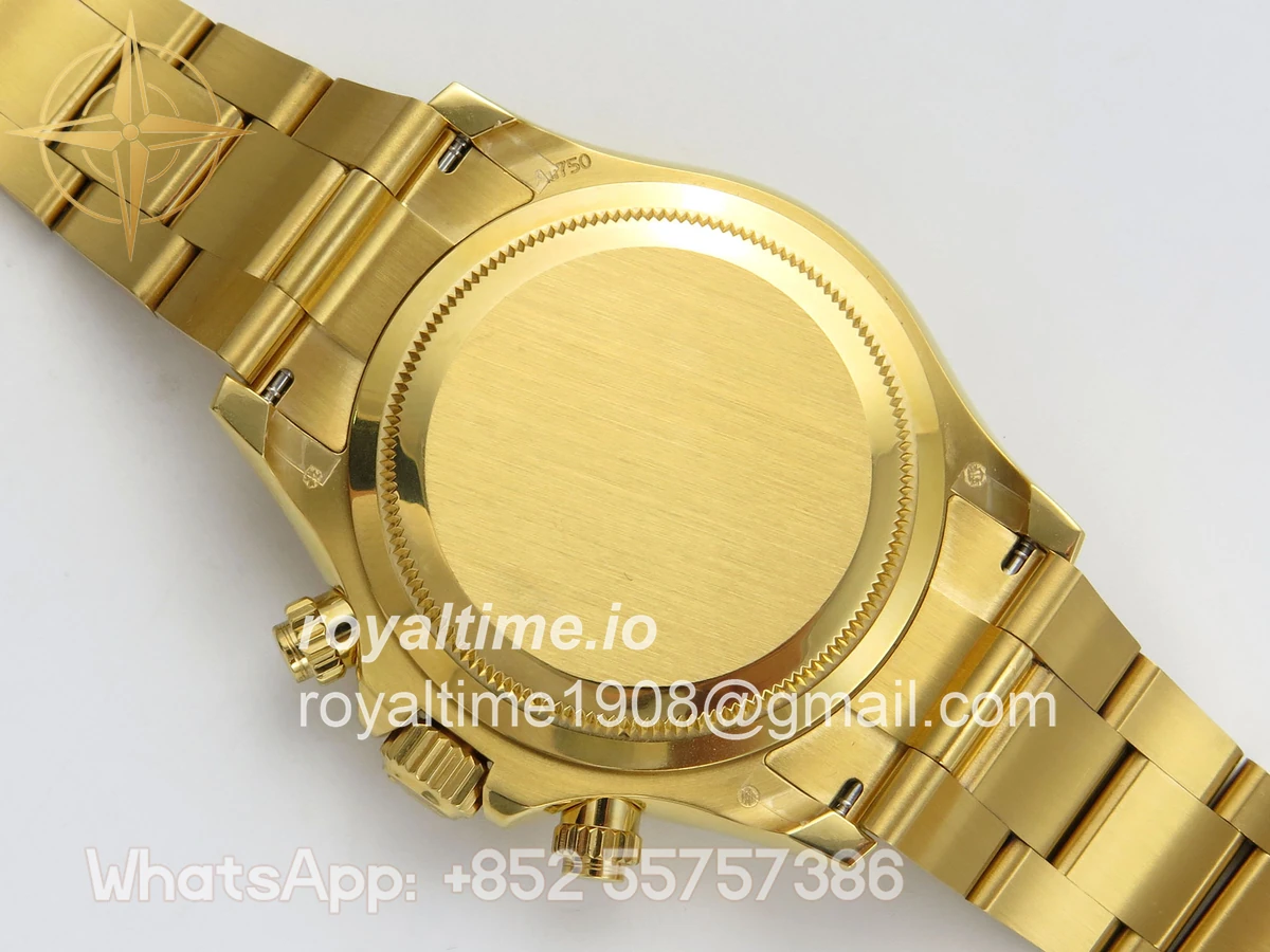 Rolex Daytona 116508 YG 3CF Green/YG Dial on YG Bracelet DD4131 (Gain Weight) - Image 11