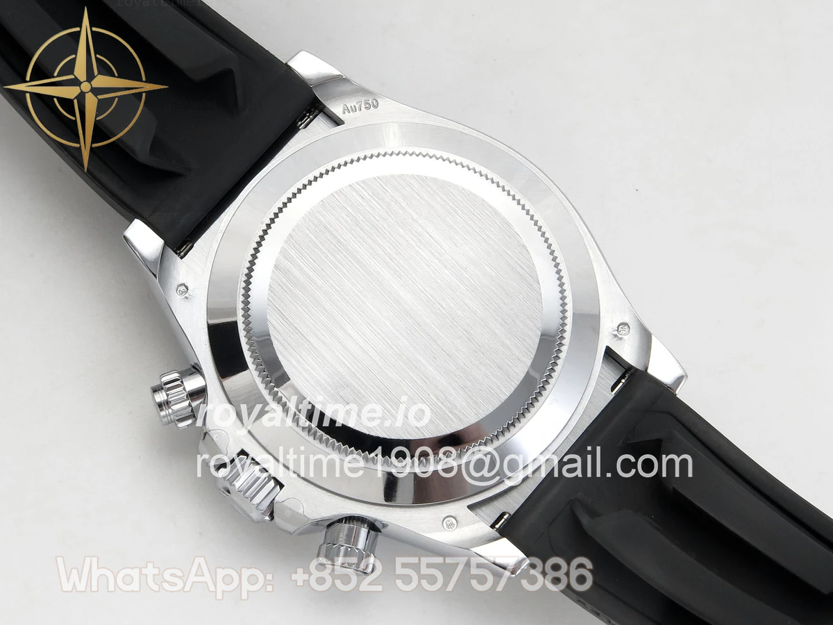 rolex Daytona 116519 QF White/Black Numeral Dial on Oysterflex Strap SA4130 V11 (Gain Weight) 160g - Image 11