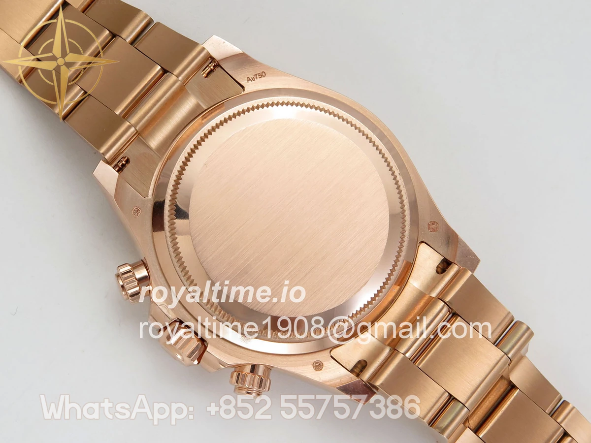 Rolex Daytona 126505 BTF RG/Black Dial on RG Braclet DD4131 (Weighted) 220g - Image 11