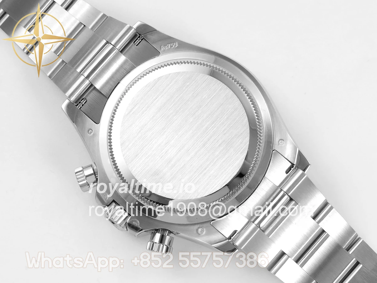 Rolex Daytona 126509 904L SS UFO Black Dial Silver Subdial Diamond Marker On 904L SS Bracelet UF4131 (Free Sprung) - Image 11