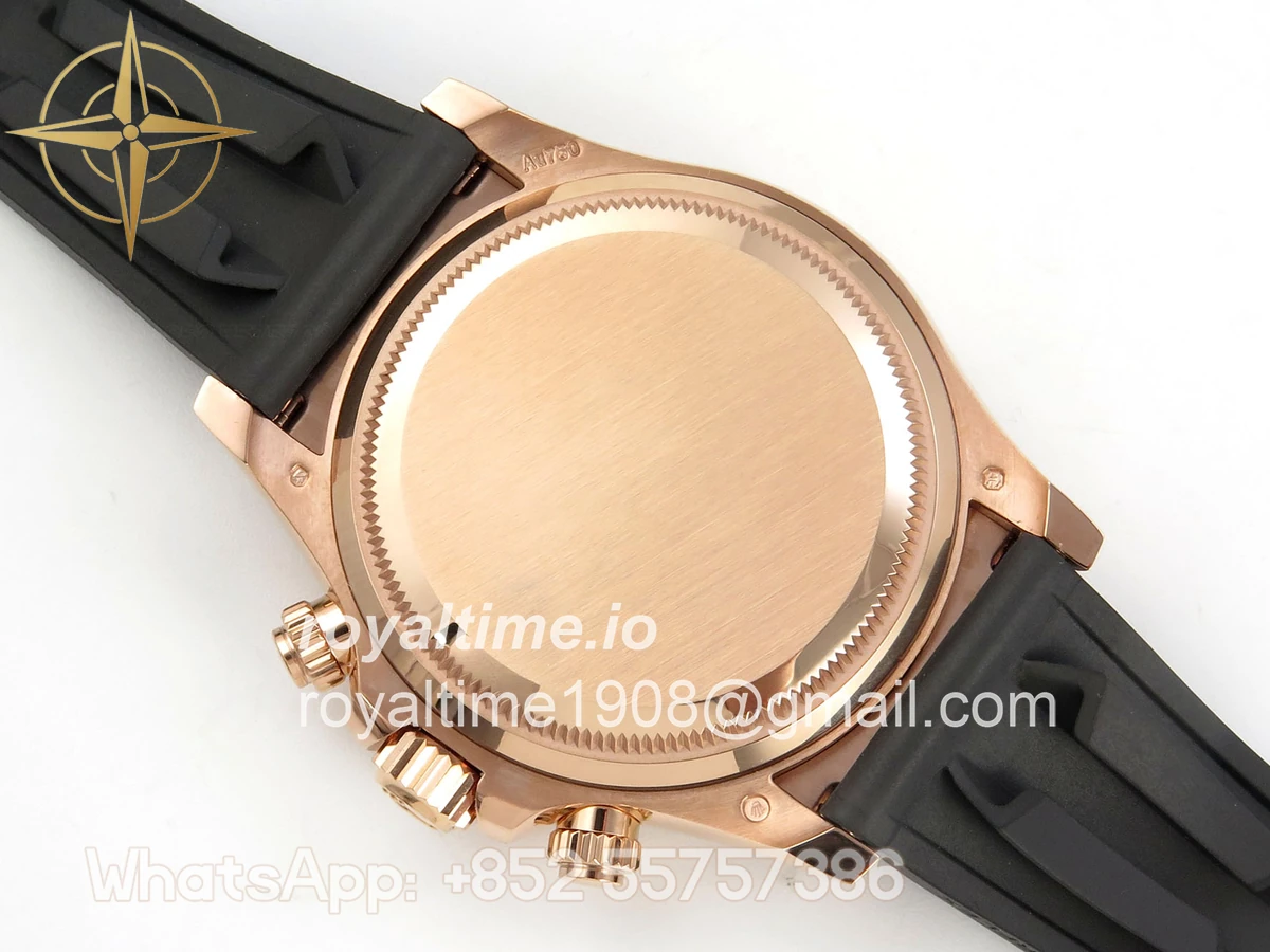 Rolex Daytona 126515 TMF Black/RG Stick Dial on Oysterflex Strap DD4131(162g) - Image 11