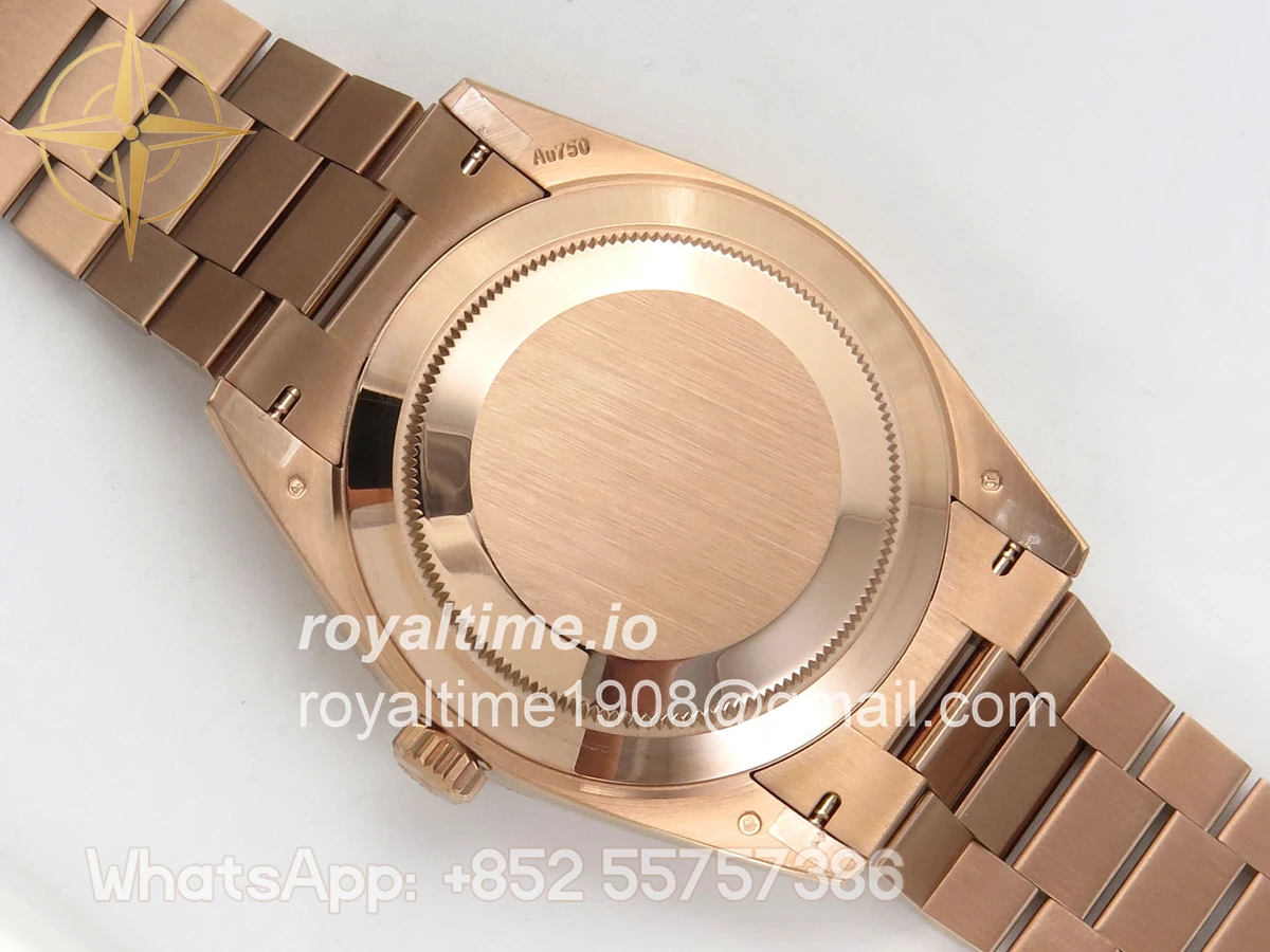 Rolex Day Date 40 RG 228235 QF Gray Roman Dial on President Bracelet A2836 V6 (200g) - Image 11