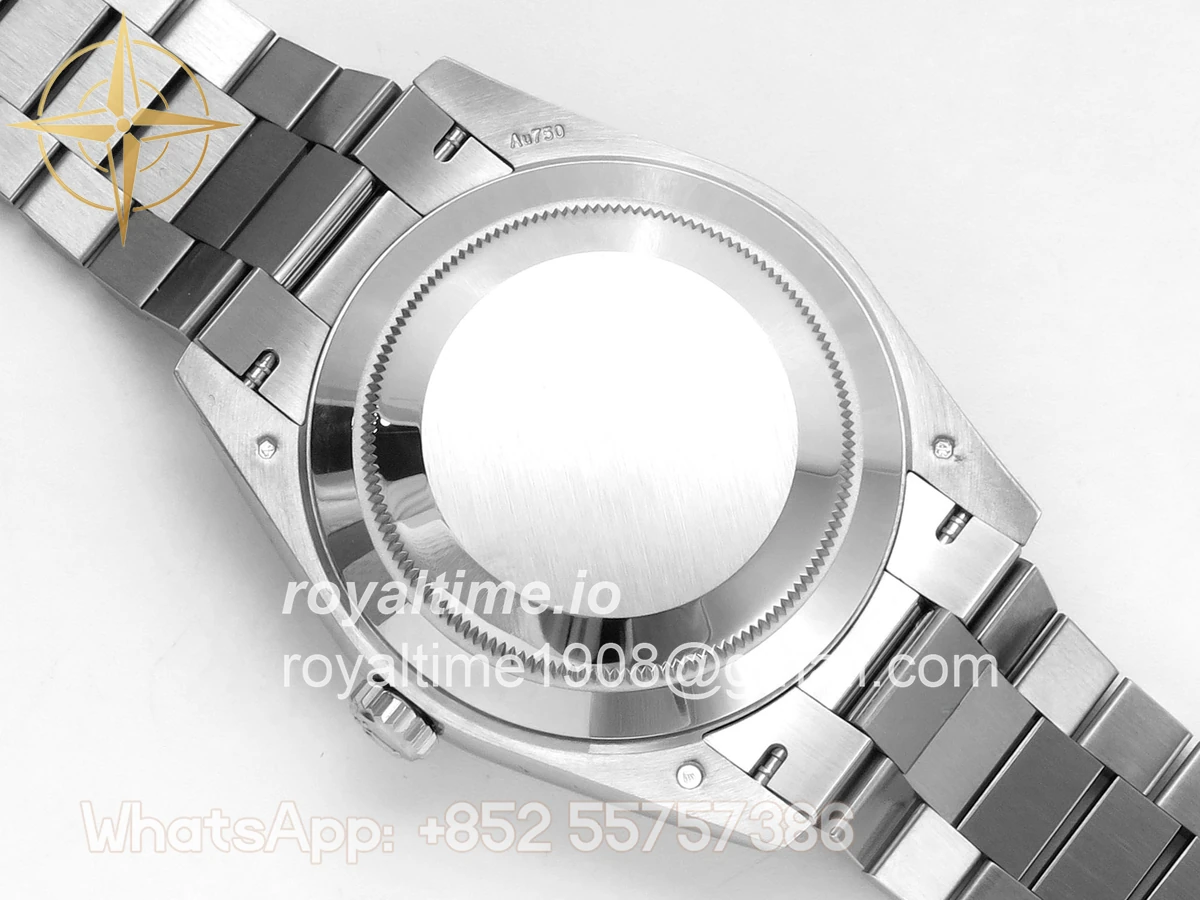 Rolex Day Date 40 SS TMF Green Roman Dial on President Bracelet VR3255 (Weighted) 208g - Image 11