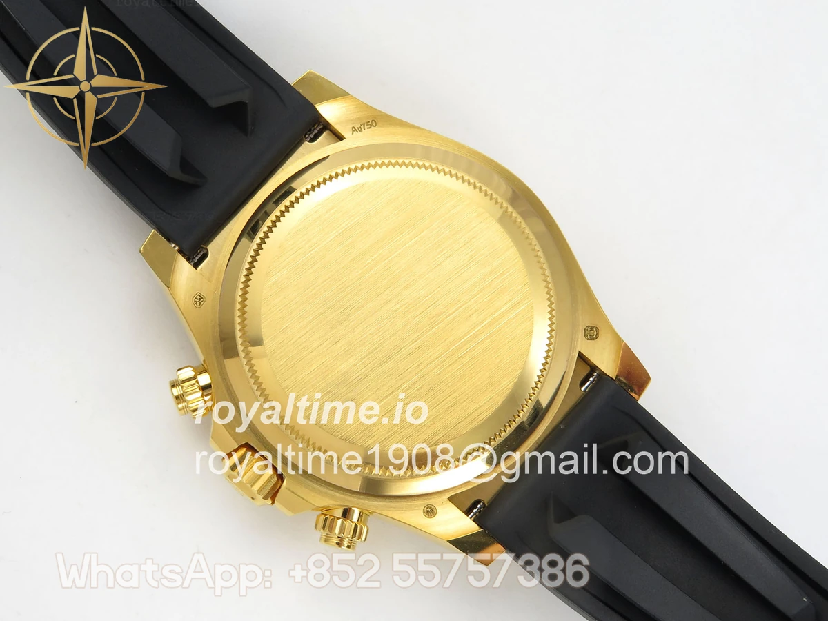 Rolex Daytona 126518 BTF Black/YG Dial on Oysterflex Strap DD4131 (Weighted) 162g - Image 11