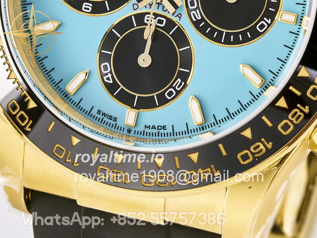 Rolex Daytona 126518 TMF Tiffany Blue Dial on Oysterflex Strap DD4131 - Image 11