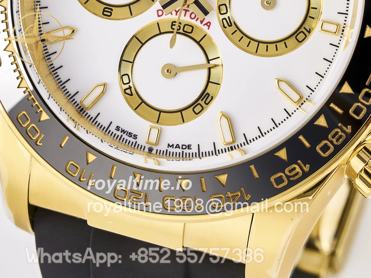 Rolex Daytona 126518 TMF White Dial on Oysterflex Strap DD4131 - Image 11
