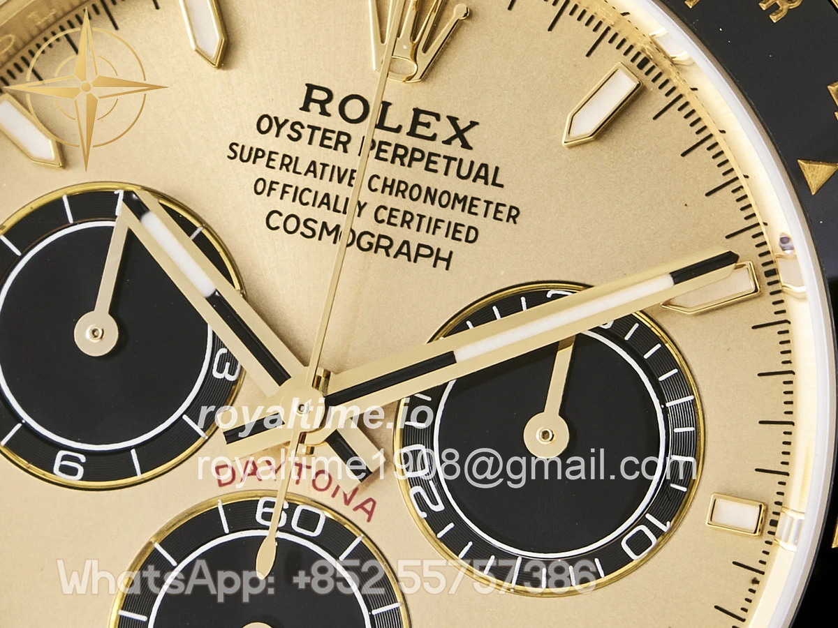 Rolex Daytona 126518 TMF YG/Black Dial on Oysterflex Strap DD4131 - Image 11