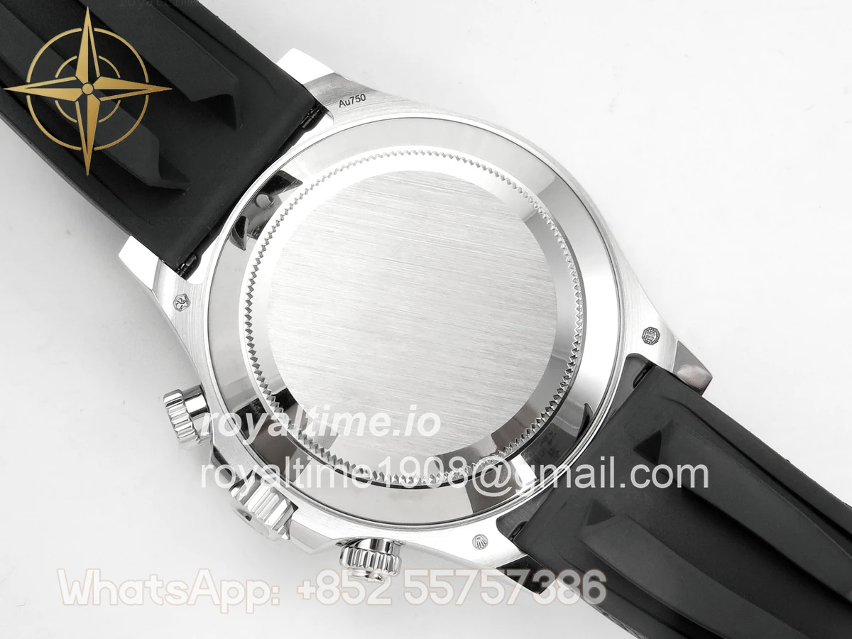 Rolex Daytona 126519 AVF Black/Silver Diamonds Dial on Oysterflex Strap DD4131 (Mod) - Image 11