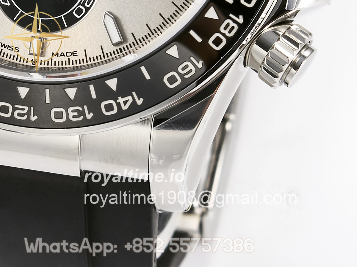 Rolex Daytona 126519 SS Clean Plus 904L Steel Gray/Black Dial on Oysterflex Strap DD4131 - Image 11