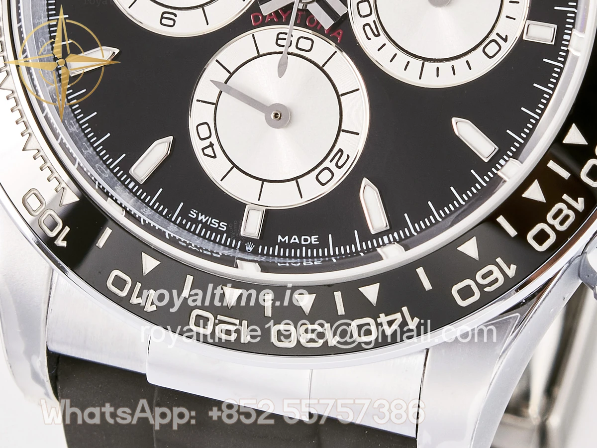 Rolex Daytona 126519 TMF Black/Silver Dial on Oysterflex Strap DD4131 - Image 11