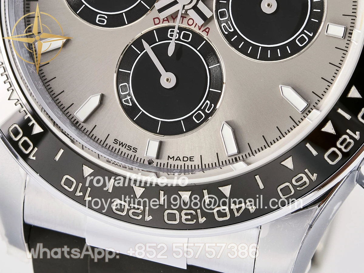 Rolex Daytona 126519 TMF Gray/Black Dial on Oysterflex Strap DD4131 - Image 11