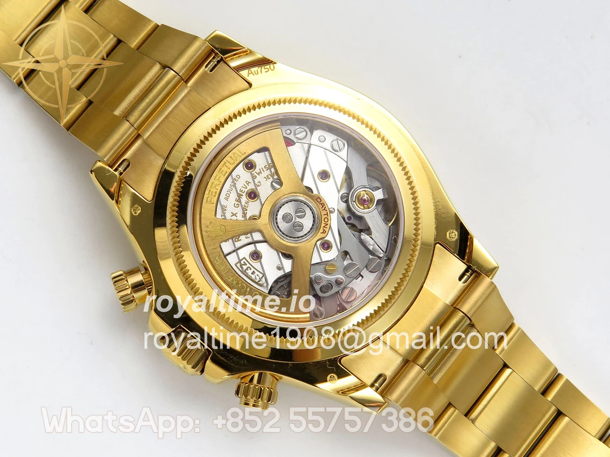 Rolex Daytona 126528 LN Le Mans QF on YG Bracelet JH4132 (Free Sprung) Weighted 175g - Image 11
