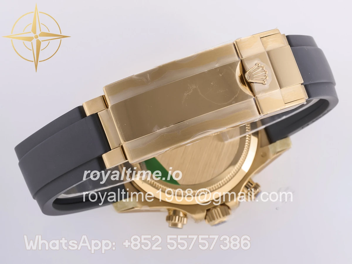 Rolex Daytona 126518 YG 3BF Real Meteorite Dial Sticks Markers on Oysterflex Strap Weighted 160g - Image 11