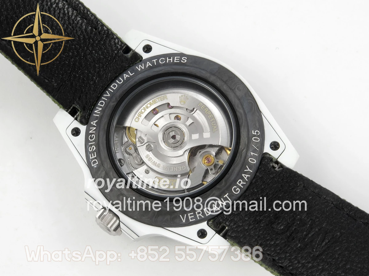 Rolex GMT Master DiW "VERDANT GRAY" DIWF on Green Nylon Strap VR3285 - Image 11