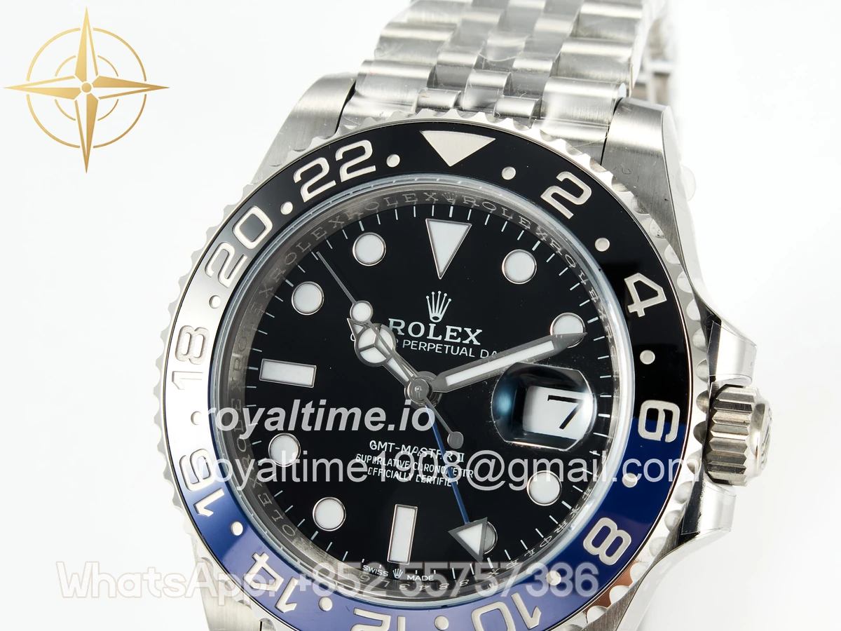 Rolex GMT-Master II 126710 BLNR Black/Blue Ceramic ARF on Jubilee Bracelet DD3285 CHS V3 - Image 11