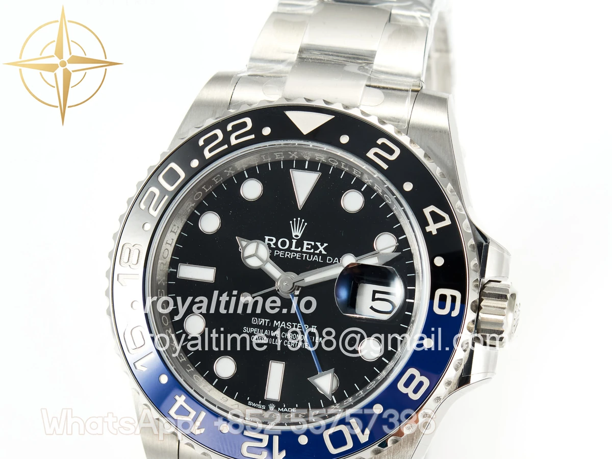 Rolex GMT-Master II 126710 BLNR Black/Blue Ceramic ARF on Oyster Bracelet DD3285 CHS V3 - Image 11