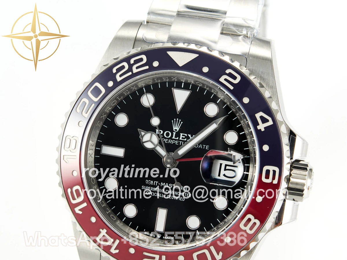 Rolex GMT-Master II 126710 Blue/Red Ceramic ARF on Oyster Bracelet DD3285 CHS V3 - Image 11