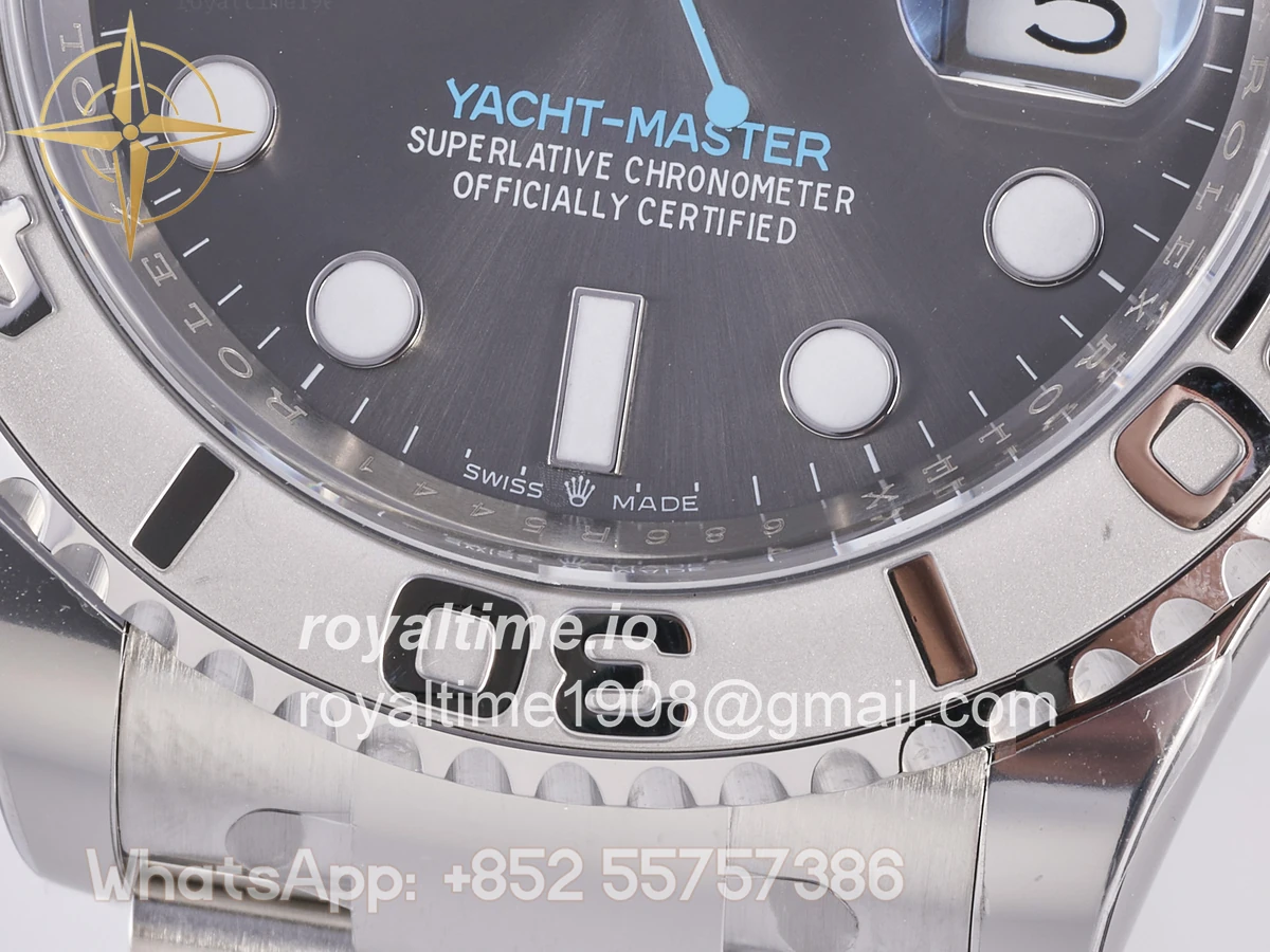 Rolex Yacht-Master 126622 904L Steel Clean Plus Gary Dial on SS Bracelet JH3235 - Image 11